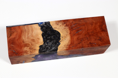 Knife Blank HybridWood Red Mallee - HybrWo3866