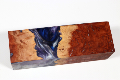 Knife Blank HybridWood Red Mallee - HybrWo3866
