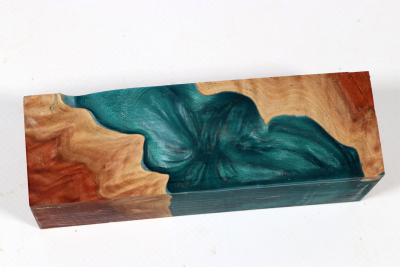 Knife Blank HybridWood Red Mallee - HybrWo4031