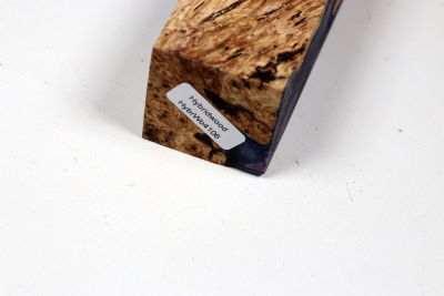 Knife Blank HybridWood Horse Chestnut Burl stabilized - HybrWo4106