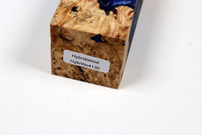 Messergriffblock HybridWood Rosskastanie Maser stabilisiert - HybrWo4130