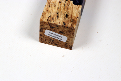 Messergriffblock HybridWood Rosskastanie Maser stabilisiert - HybrWo4136