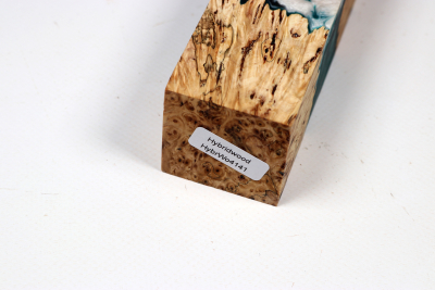 Messergriffblock HybridWood Rosskastanie Maser stabilisiert - HybrWo4141