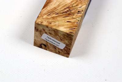 Messergriffblock HybridWood Rosskastanie Maser stabilisiert - HybrWo4147