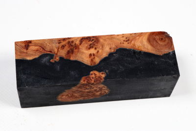 Knife Blank HybridWood Juniper Burl - HybrWo4185