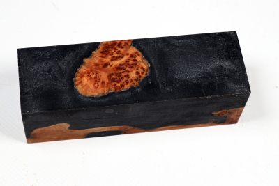 Knife Blank HybridWood Juniper Burl - HybrWo4185