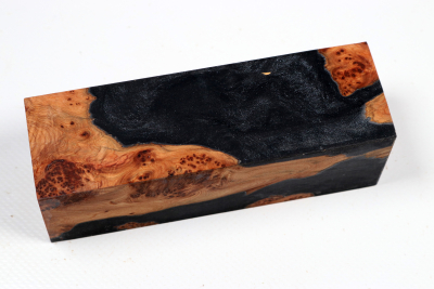 Knife Blank HybridWood Juniper Burl - HybrWo4187