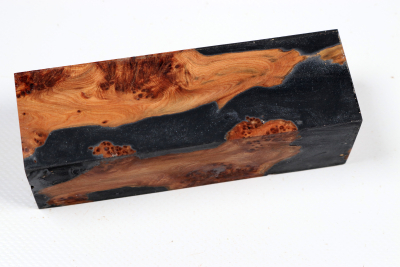 Knife Blank HybridWood Juniper Burl - HybrWo4187