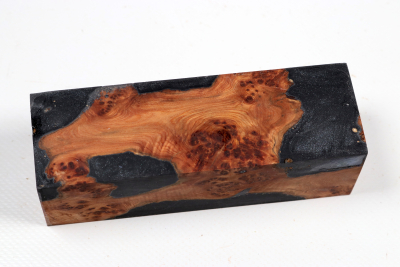 Knife Blank HybridWood Juniper Burl - HybrWo4187