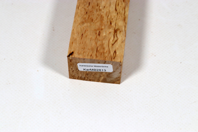 Messergriffblock Karelische Maserbirke - KarMB2813