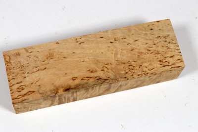 Messergriffblock Karelische Maserbirke - KarMB2828
