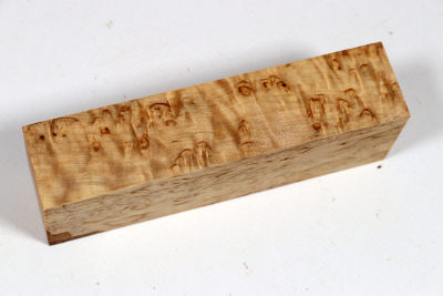 Messergriffblock Karelische Maserbirke - KarMB2836