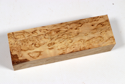 Messergriffblock Karelische Maserbirke - KarMB2836