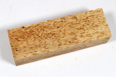 Messergriffblock Karelische Maserbirke - KarMB2841