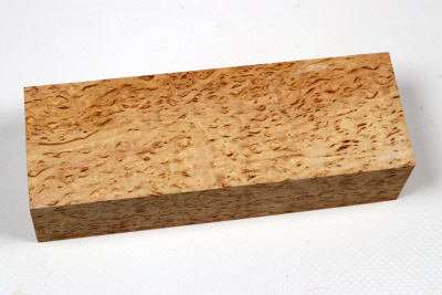 Messergriffblock Karelische Maserbirke - KarMB2909