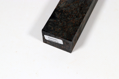 Knife Blank Karelian Masurbirch black stabilized - Stabi3418