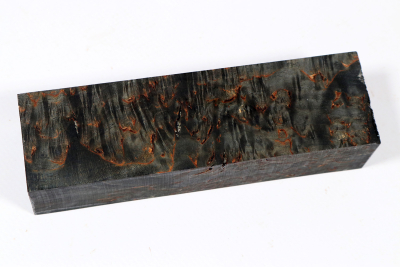 Knife Blank Karelian Masurbirch black stabilized - Stabi3419