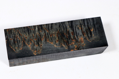 Knife Blank Karelian Masurbirch black stabilized - Stabi3422 Knife Blank Karelian Masurbirch black stabilized - Stabi3422