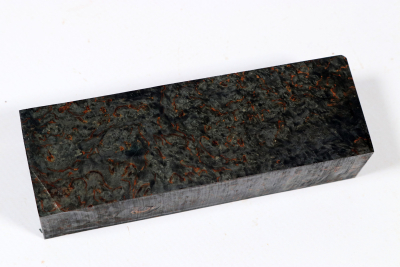 Messergriffblock Karelische Maserbirke schwarz stabilisiert - Stabi3423 Messergriffblock Karelische Maserbirke schwarz stabilisiert - Stabi3423