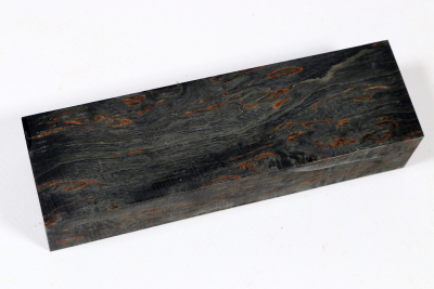 Knife Blank Karelian Masurbirch black stabilized - Stabi3426