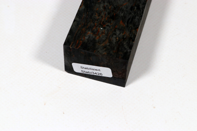 Knife Blank Karelian Masurbirch black stabilized - Stabi3426