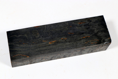 Knife Blank Karelian Masurbirch black stabilized - Stabi3427