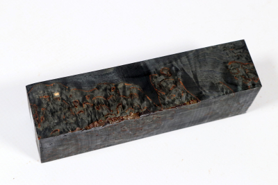 Knife Blank Karelian Masurbirch black stabilized - Stabi3428