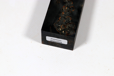 Knife Blank Karelian Masurbirch black stabilized - Stabi3428