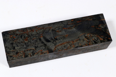 Messergriffblock Karelische Maserbirke schwarz stabilisiert - Stabi3429 Messergriffblock Karelische Maserbirke schwarz stabilisiert - Stabi3429