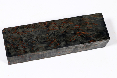 Knife Blank Karelian Masurbirch black stabilized - Stabi3431