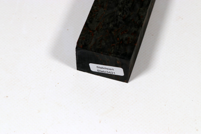Knife Blank Karelian Masurbirch black stabilized - Stabi3431