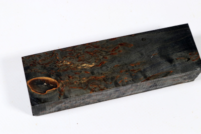 Knife Blank Karelian Masurbirch black stabilized - Stabi3431 Knife Blank Karelian Masurbirch black stabilized - Stabi3431