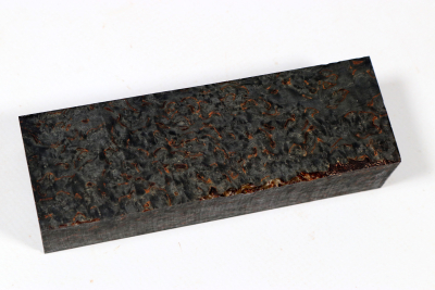 Knife Blank Karelian Masurbirch black stabilized - Stabi3432