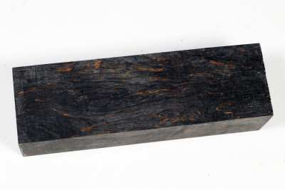 Knife Blank Karelian Masurbirch black stabilized - Stabi3714