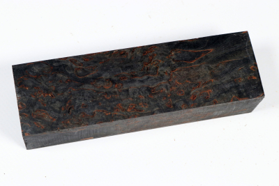 Knife Blank Karelian Masurbirch black stabilized - Stabi3729 Knife Blank Karelian Masurbirch black stabilized - Stabi3729