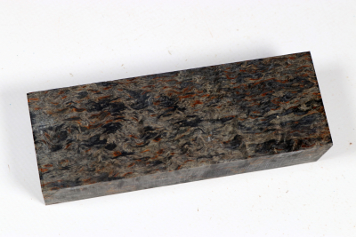 Messergriffblock Karelische Maserbirke schwarz stabilisiert - Stabi3731 Messergriffblock Karelische Maserbirke schwarz stabilisiert - Stabi3731