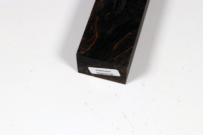 Knife Blank Karelian Masurbirch black stabilized - Stabi3736