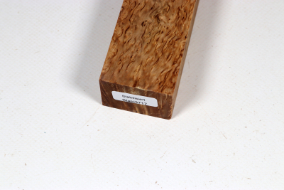 Messergriffblock Karelische Maserbirke stabilisiert - Stabi3717