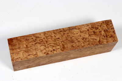 Messergriffblock Karelische Maserbirke stabilisiert - Stabi3718