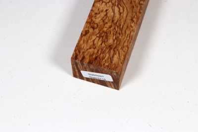 Messergriffblock Karelische Maserbirke stabilisiert - Stabi3718