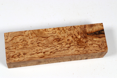 Knife Blank Karelian Masurbirch stabilized - Stabi3719