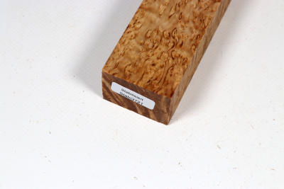 Messergriffblock Karelische Maserbirke stabilisiert - Stabi3721