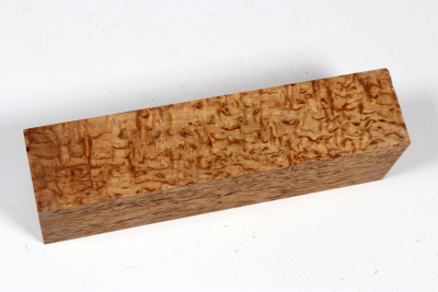 Messergriffblock Karelische Maserbirke stabilisiert - Stabi3723