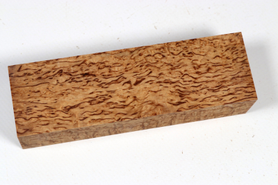 Messergriffblock Karelische Maserbirke stabilisiert - Stabi3723