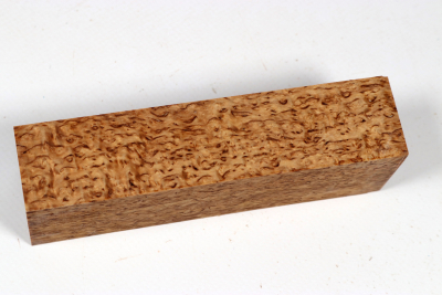 Messergriffblock Karelische Maserbirke stabilisiert - Stabi3725