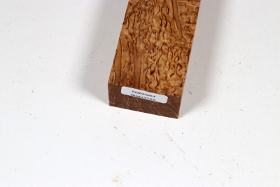 Messergriffblock Karelische Maserbirke stabilisiert - Stabi3725