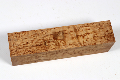 Messergriffblock Karelische Maserbirke stabilisiert - Stabi3732