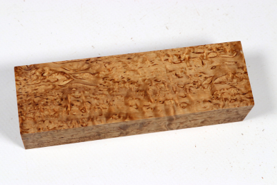 Messergriffblock Karelische Maserbirke stabilisiert - Stabi3732