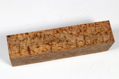 Messergriffblock Karelische Maserbirke stabilisiert - Stabi3737