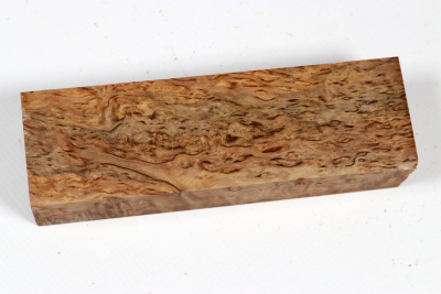 Messergriffblock Karelische Maserbirke stabilisiert - Stabi3737